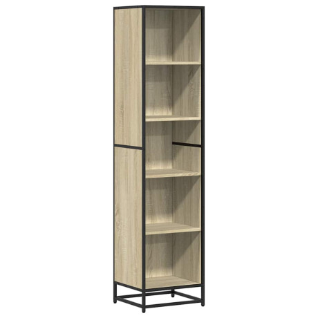 vidaXL Boekenkast 40x35x170,5 cm bewerkt hout sonoma eikenkleurig afbeelding2 - 1