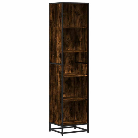 vidaXL Boekenkast 40x35x170,5 cm bewerkt hout gerookt eikenkleurig afbeelding2 - 1