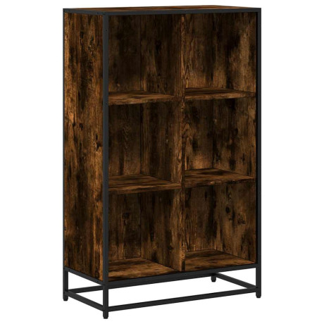 vidaXL Boekenkast 65,5x33x107,5 cm bewerkt hout gerookt eikenkleurig afbeelding2 - 1