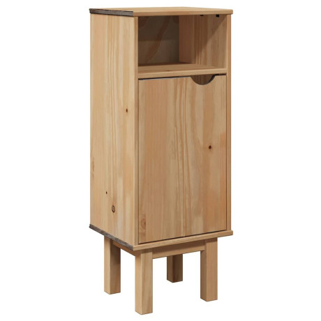 vidaXL Badkamerkast OTTA 35x30x90 cm massief grenenhout afbeelding2 - 1