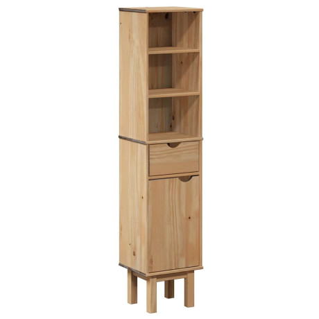 vidaXL Badkamerkast OTTA 35x30x159 cm massief grenenhout afbeelding2 - 1