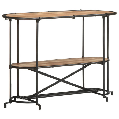 vidaXL Wandtafel 110x42x76 cm massief acaciahout afbeelding2 - 1