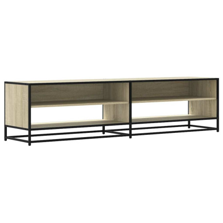 vidaXL Tv-meubel 180,5x40x46 cm bewerkt hout sonoma eikenkleurig afbeelding2 - 1