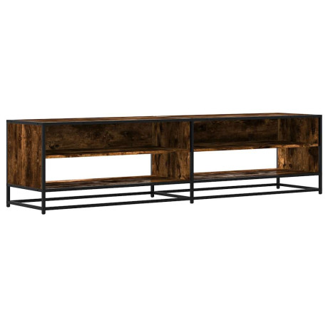 vidaXL Tv-meubel 180,5x40x46 cm bewerkt hout gerookt eikenkleur afbeelding2 - 1
