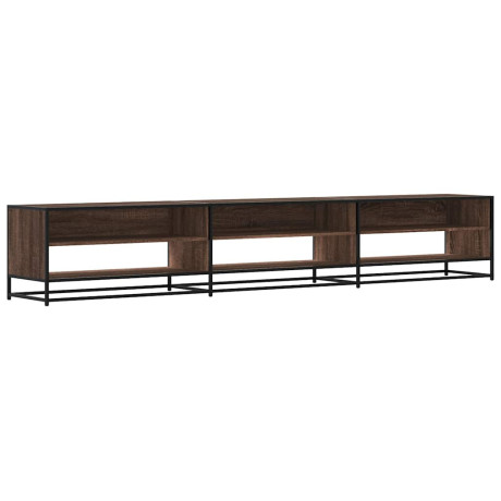 vidaXL Tv-meubel 270x40x46 cm bewerkt hout bruin eikenkleurig afbeelding2 - 1