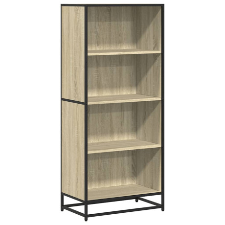 vidaXL Boekenkast 60x35x139 cm bewerkt hout sonoma eikenkleurig afbeelding2 - 1
