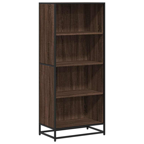 vidaXL Boekenkast 60x35x139 cm bewerkt hout bruin eikenkleurig afbeelding2 - 1