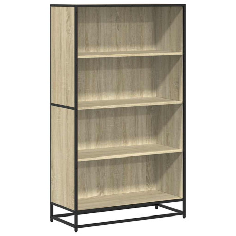 vidaXL Boekenkast 80,5x35x139 cm bewerkt hout sonoma eikenkleurig afbeelding2 - 1