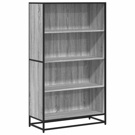 vidaXL Boekenkast 80,5x35x139 cm bewerkt hout grijs sonoma eikenkleur afbeelding2 - 1