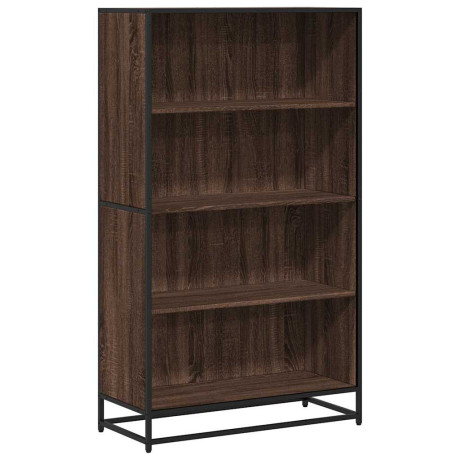 vidaXL Boekenkast 80,5x35x139 cm bewerkt hout bruin eikenkleurig afbeelding2 - 1