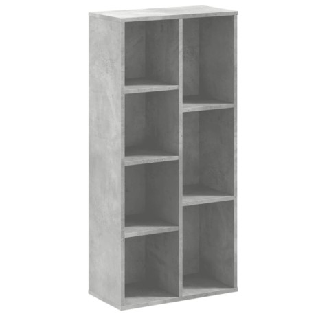 vidaXL Boekenkast 50x25x105 cm bewerkt hout betongrijs afbeelding2 - 1