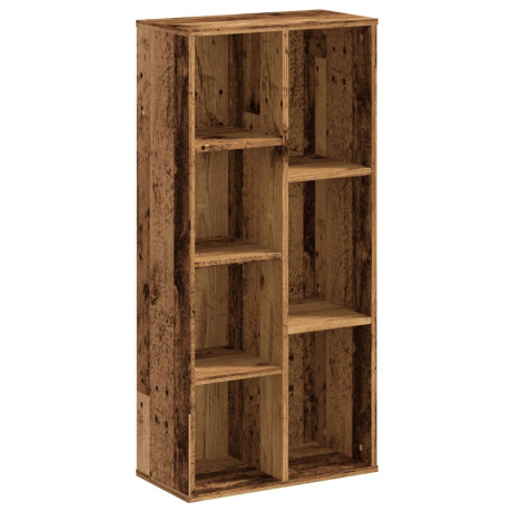 vidaXL Boekenkast 50x25x105 cm bewerkt hout oud houtkleurig afbeelding2 - 1