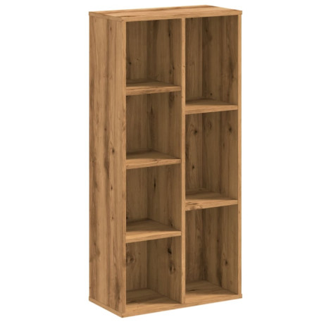 vidaXL Boekenkast 50x25x105 cm bewerkt hout artisanaal eikenkleurig afbeelding2 - 1