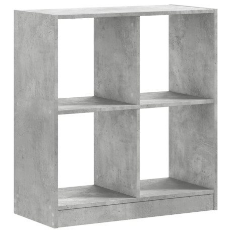 vidaXL Boekenkast 68,5x32x75 cm bewerkt hout betongrijs afbeelding2 - 1