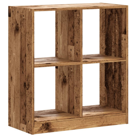 vidaXL Boekenkast 68,5x32x75 cm bewerkt hout oud houtkleurig afbeelding2 - 1