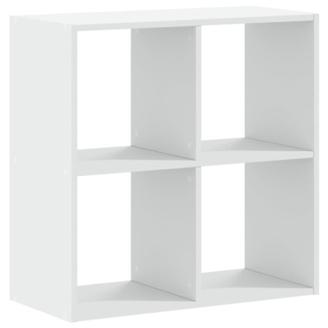 vidaXL Boekenkast 68,5x32x68,5 cm bewerkt hout wit afbeelding2 - 1