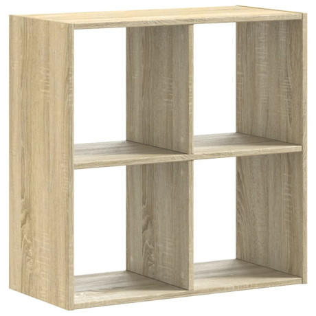 vidaXL Boekenkast 68,5x32x68,5 cm bewerkt hout sonoma eikenkleurig afbeelding2 - 1