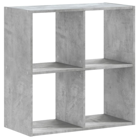 vidaXL Boekenkast 68,5x32x68,5 cm bewerkt hout betongrijs afbeelding2 - 1