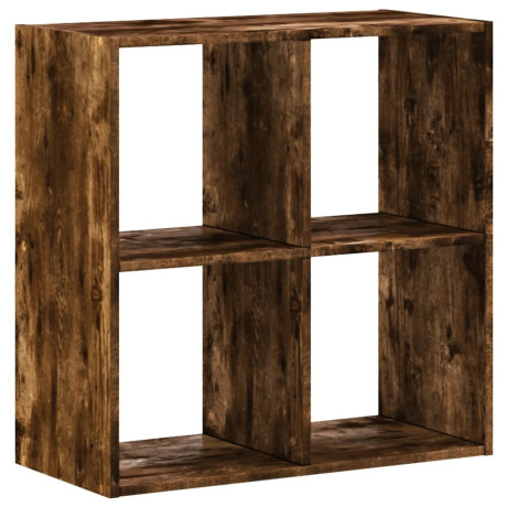 vidaXL Boekenkast 68,5x32x68,5 cm bewerkt hout gerookt eikenkleurig afbeelding2 - 1