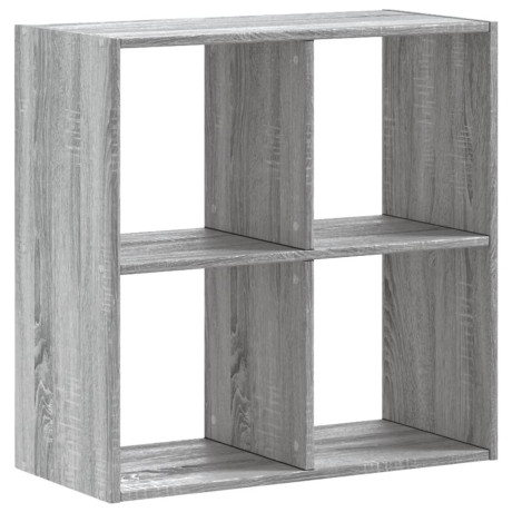 vidaXL Boekenkast 68,5x32x68,5 cm bewerkt hout grijs sonoma eiken afbeelding2 - 1