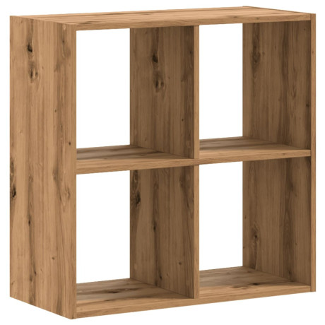 vidaXL Boekenkast 68,5x32x68,5 cm bewerkt hout artisanaal eikenkleurig afbeelding2 - 1