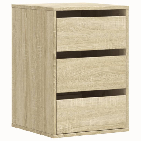 vidaXL Ladekast 40x41x58 cm bewerkt hout sonoma eikenkleurig afbeelding2 - 1