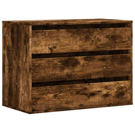 vidaXL Ladekast 80x41x58 cm bewerkt hout gerookt eikenkleurig afbeelding2 - 1