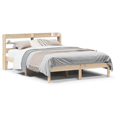 vidaXL Bedframe zonder matras massief grenenhout 120x200 cm afbeelding2 - 1