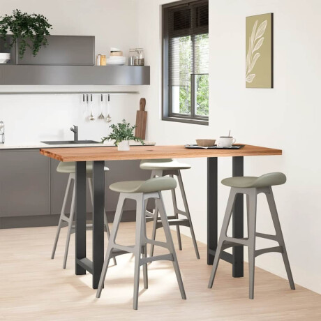 vidaXL Bartafel rechthoekig 180x80x102 cm massief eikenhout lichtbruin afbeelding2 - 1