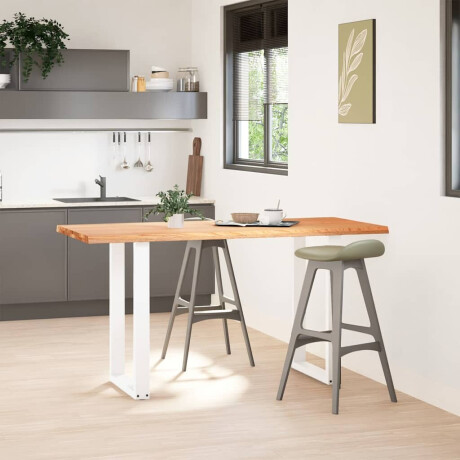 vidaXL Bartafel rechthoekig 180x80x92 cm massief eikenhout lichtbruin afbeelding2 - 1
