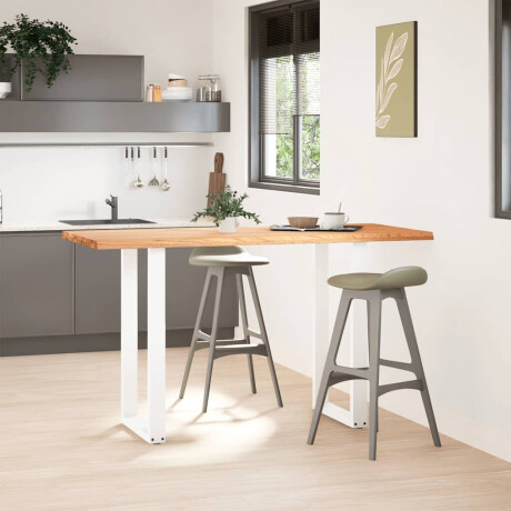 vidaXL Bartafel rechthoekig 180x80x102 cm massief eikenhout lichtbruin afbeelding2 - 1