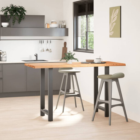 vidaXL Bartafel rechthoekig 180x80x102 cm massief eikenhout lichtbruin afbeelding2 - 1