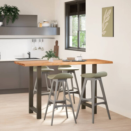 vidaXL Bartafel rechthoekig 180x80x102 cm massief eikenhout lichtbruin afbeelding2 - 1