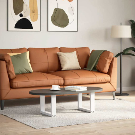 vidaXL Salontafelpoten 2 st U-vormig 30x(30-31) cm staal wit afbeelding2 - 1