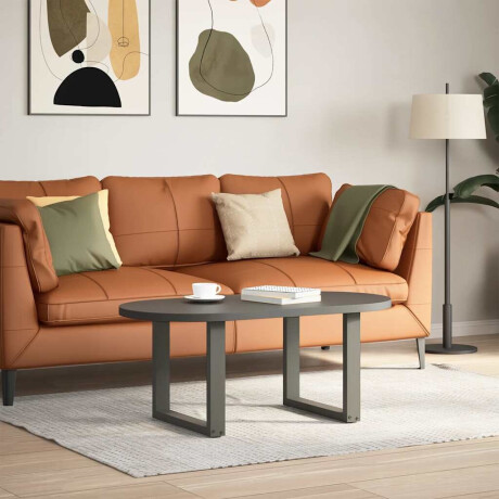 vidaXL Salontafelpoten 2 st U-vormig 50x(42-43) cm staal antraciet afbeelding2 - 1