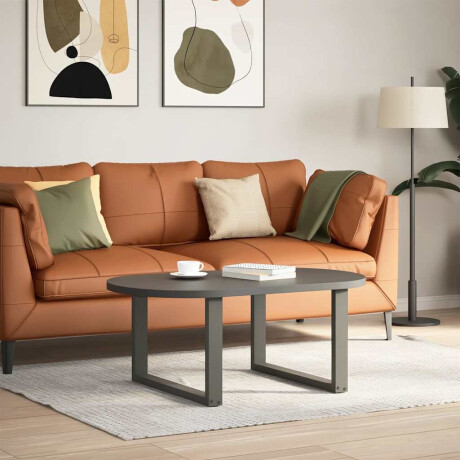 vidaXL Salontafelpoten 2 st U-vormig 60x(42-43) cm staal antraciet afbeelding2 - 1