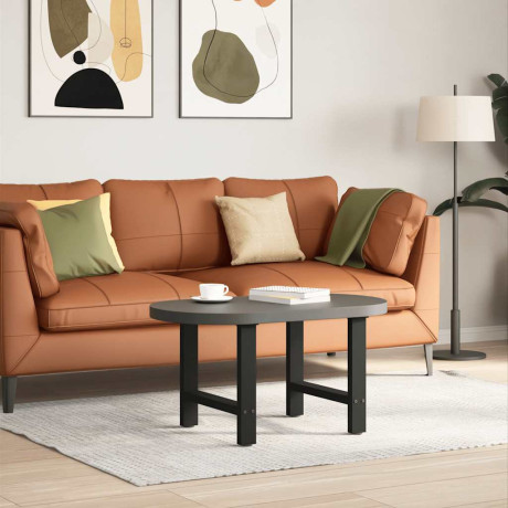 vidaXL Salontafelpoten 2 st 60x(42-43) cm staal zwart afbeelding2 - 1