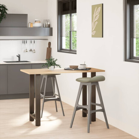 vidaXL Bartafelpoten 2 st 50x(90-91) cm staal naturel afbeelding2 - 1
