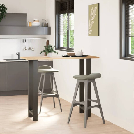 vidaXL Bartafelpoten 2 st 50x(110-111) cm staal antraciet afbeelding2 - 1