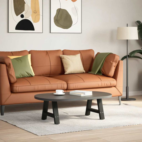 vidaXL Salontafelpoten 2 st A-vormig 40x(30-31) cm staal zwart afbeelding2 - 1