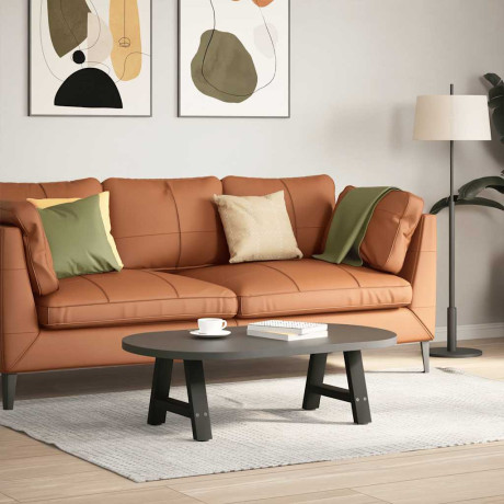 vidaXL Salontafelpoten 2 st A-vormig 50x(30-31) cm staal zwart afbeelding2 - 1