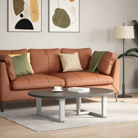 vidaXL Salontafelpoten 2 st T-vormig 70x25x(30-31) cm staal wit afbeelding2 - 1
