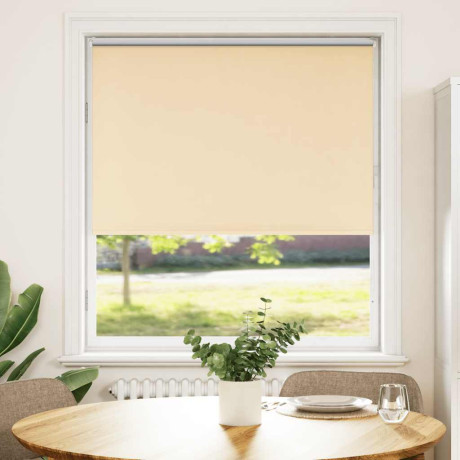 vidaXL Rolgordijn verduisterend 110x175 cm stofbreedte 105,7 cm beige afbeelding2 - 1