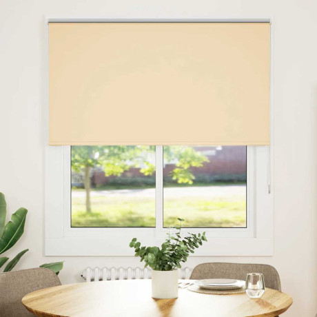 vidaXL Rolgordijn verduisterend 120x175 cm stofbreedte 116,6 cm beige afbeelding2 - 1