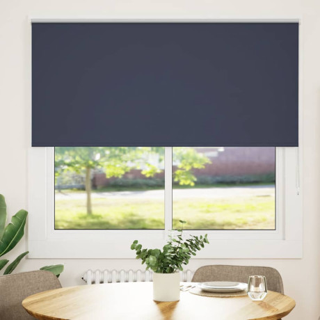 vidaXL Rolgordijn verduisterend 160x175 cm stofbreedte 156,6 cm blauw afbeelding2 - 1