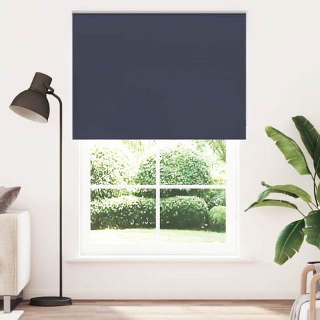 vidaXL Rolgordijn verduisterend 160x210 cm stofbreedte 156,6 cm blauw afbeelding2 - 1