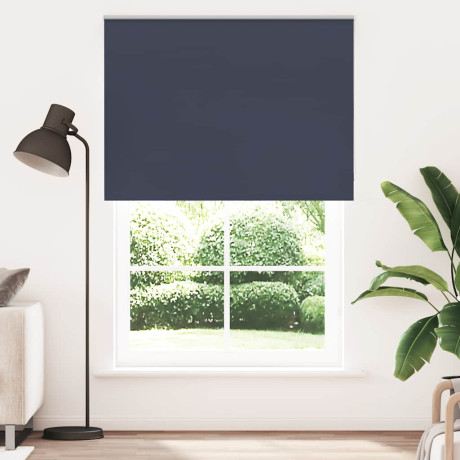 vidaXL Rolgordijn verduisterend 150x230 cm stofbreedte 146,6 cm blauw afbeelding2 - 1