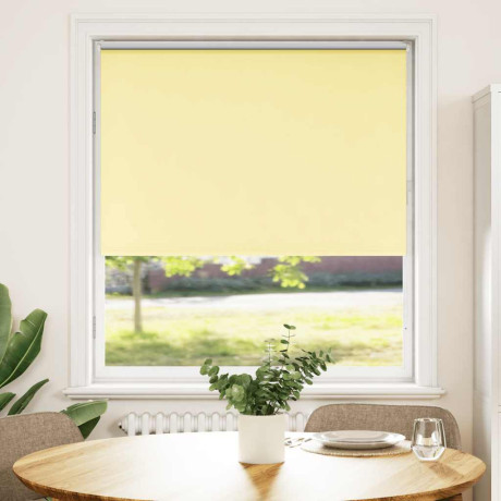 vidaXL Rolgordijn verduisterend 105x130 cm stofbreedte 100,7 cm geel afbeelding2 - 1