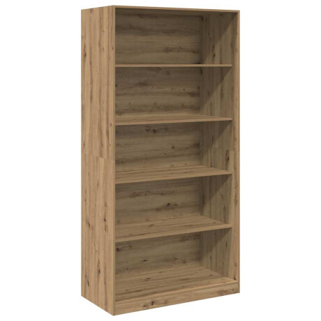 vidaXL Kledingkast 100x50x200 cm bewerkt hout artisanaal eikenkleurig afbeelding2 - 1