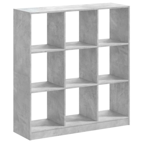 vidaXL Boekenkast 102x32x108 cm bewerkt hout betongrijs afbeelding2 - 1